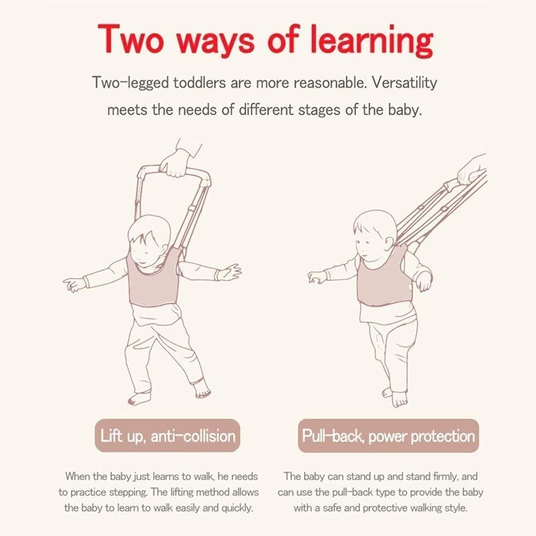 Adjustable Baby Walking Assistant Harness with Safety Support Belt (1 Pc)