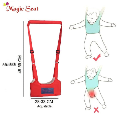 Adjustable Baby Walking Assistant Harness with Safety Support Belt (1 Pc)